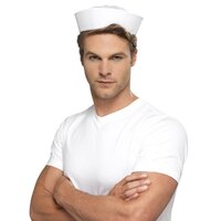 White Sailor Doughboy Hat