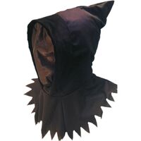 Black Ghoul Hood Mask