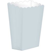 Silver Popcorn Boxes - Pk 5