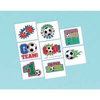 Soccer Temporary Tattoos - Pk 16