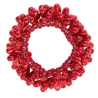 Red Plastic Bead Bracelet
