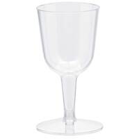Mini Plastic Wine Glasses - Pk 20