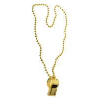 Gold Plastic Disco Whistle