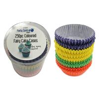 Coloured Small Fairy Cake Cases - Pk 250