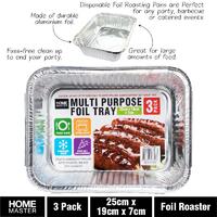Aluminium Foil Tray (25.5x19x7cm) - Pk 3