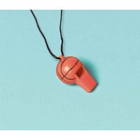 Basketball Novelty Whistles - Pk 12