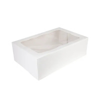 Mondo White Cake Box 6in Tall Rect 16in x 20in