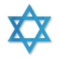 Foil Star Of David Cutout*
