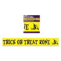 Trick Or Treat Zone Party Tape (6m)