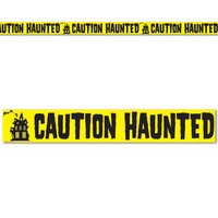 Caution Haunted Party Tape (6.1m)