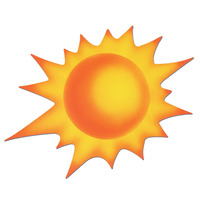 Sun Cutout (74cm)*