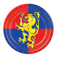 Medieval Paper Plates (18cm) - Pk 8