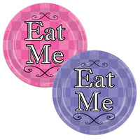 Alice In Wonderland Paper Plates (18cm) - Pk 8