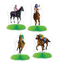 Horse Racing Mini Centerpieces - Pk 4