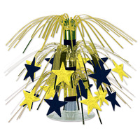 Black & Gold Star Mini Cascade Centerpiece