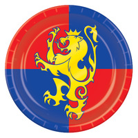 Medieval Paper Plates (23cm) - Pk 8