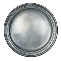 Pewter Paper Plates (23cm) - Pk 8