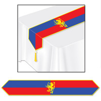 Medieval Printed Plastic Table Runner (1.83m)