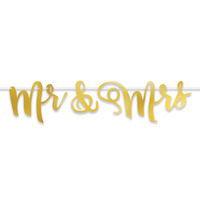 Mr. & Mrs. Foil Streamer (1.52m)