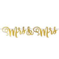 Mrs. & Mrs. Foil Streamer (1.52m)**