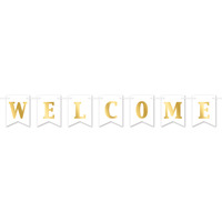 Foil Welcome Streamer (1.83m)