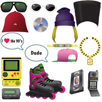 90's Photo Fun Signs - Pk 16