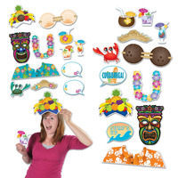 Luau Photo Fun Signs - Pk 12**