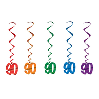 90 Birthday Whirls - Pk 5*
