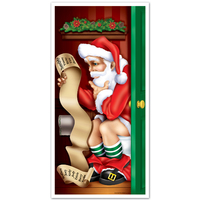Santa Restroom Door Cover*