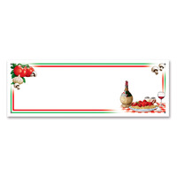 Italian Night Sign Banner (53x152cm)