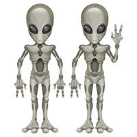 Alien Cutouts - Pk 8*