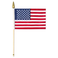 Fabric American Flags (27cm) - Pk 12