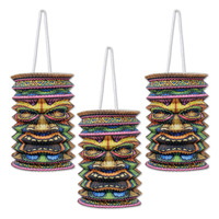Tiki Paper Lanterns - Pk 3