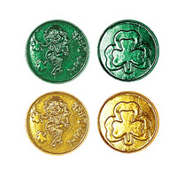 Lucky Leprechaun Plastic Coins - Pk 40
