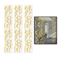 Gold Serps & Confetti Party Panels (1.83m) - Pk 3*