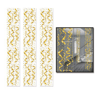 Gold Serps & Confetti Party Panels (1.83m) - Pk 3
