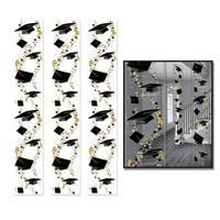 Grad Caps Party Panels (1.83m) - Pk 3*