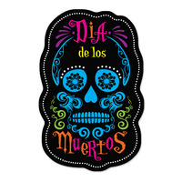 Day Of The Dead Sign Cutouts (86cm) - Pk 2
