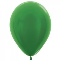 Metallic Green Decrotex Balloons (12cm) - Pk 100