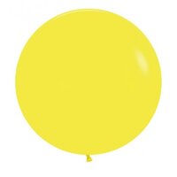 Yellow Fashion Sempertex Balloons (60cm) - Pk 3