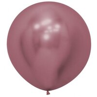 Reflex Pink Sempertex Balloons (60cm) - Pk 3