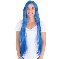 Super Long Blue Wig 75CM