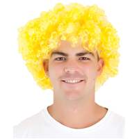 Yellow Deluxe Jumbo Afro Wig