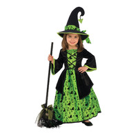 Child's Green Witch Costume