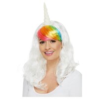 Ladies Unicorn Wig, White