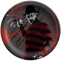 Freddy Kreuger Paper Plates (17cm) - Pk 8