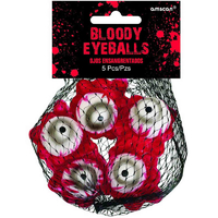Bloody Eyeballs Props - Pk 5