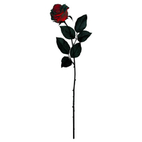 Dark Red & Black Rose