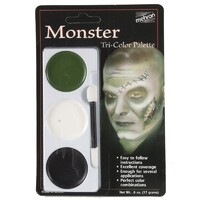 Mehron Monster Tri-Colour SFX Makeup Palette