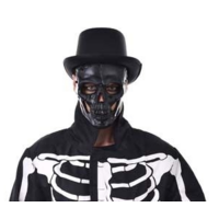 Adults Black Skull Face Mask